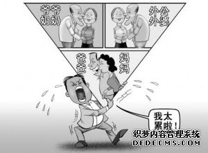 第一代独生子女已成为“421”构架家庭中的中坚力量。