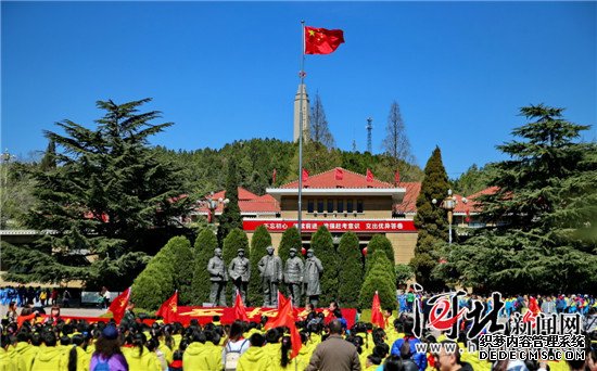 河北各地举行多种活动祭奠革命先烈 激发爱国热情